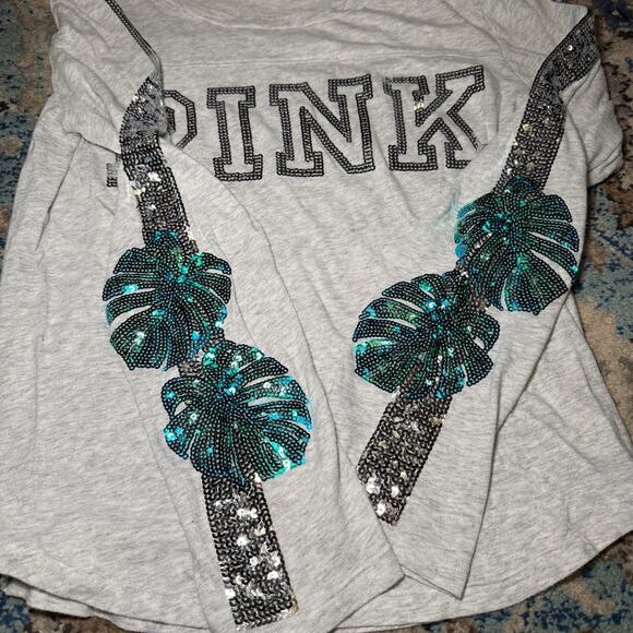 VS Pink Tropical Bling top - Picture 2 of 3